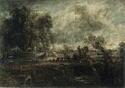 John Constable A Study for The Leaping Horse oil on canvas